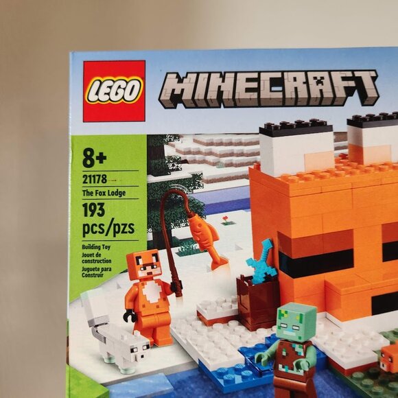 NEW LEGO MINECRAFT Fox Lodge House 21178 Drowned Zombie You will receive: (1) LE - Picture 3 of 9